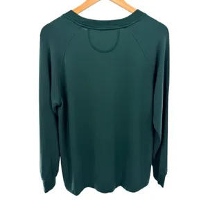 LAKE Pajamas Womens Medium‎ Evergreen Modal Raglan Long Sleeve Loungewear Top thumbnail 4