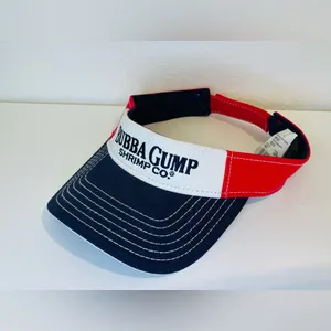 Bubba Gump Shrimp‎ Co. NWT Vintage Red, White & Navy Visor thumbnail 5
