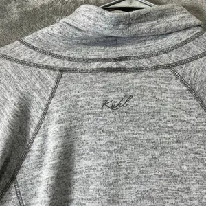 Kuhl Lea Dress Women’s Cowl Neck Pockets Thumb Holes Large‎ Hiking Gorpcore Gray thumbnail 2