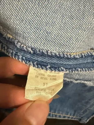 GAP 70s/80s Blue Denim Button-Front Vest thumbnail 5