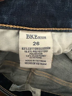 BKE Parker Womens 28x29 High Rise Skinny Jeans Dark Wash Denim thumbnail 7