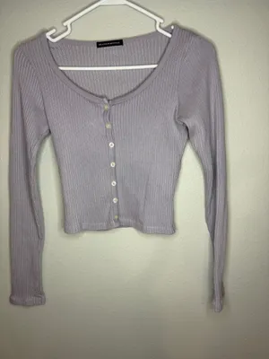 Brandy Melville Crop Long Sleeve Top thumbnail 1