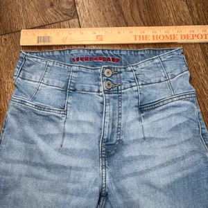 Lucky Brand Stevie High Rise Flare Jeans Light Wash 2/26 Double Button Boho thumbnail 4