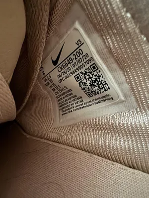 Pink Leather Air Nike Force 1 thumbnail 4