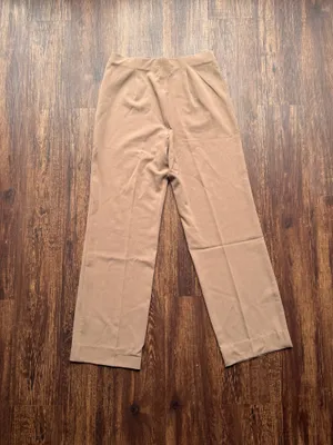 Chadwick’s of Boston Women’s Tan Side Zip Straight Leg Dress Pants- Size 8 thumbnail 2