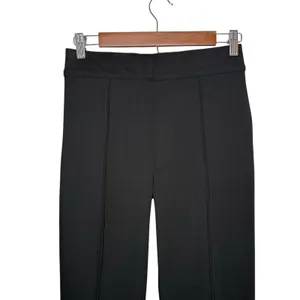 Spanx Pants M SPANXsmooth PerfectFit Black Ponte High Rise Flare Stretch Pull On thumbnail 4