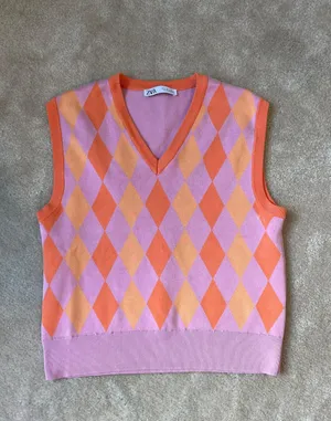 Pink Vest Tank Shirt thumbnail 1