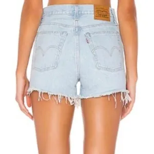 Levi's Wedgie Cut Off Jean Shorts Fray Hem thumbnail 2