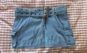 Princess Polly Jean Mini Skirt  thumbnail 1