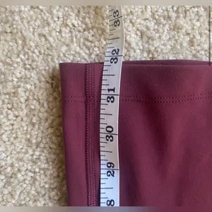 NWOT Lululemon Groove Pants - Red Merlot thumbnail 2