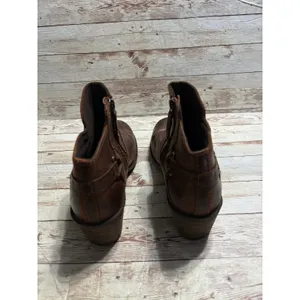 Teva Foxy Ankle Boots Booties Women's Size 7 Brown Leather Round Toe thumbnail 3
