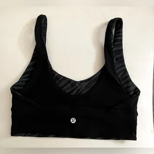 Lululemon Align Reversible Sports Bra Black Le Tigre Camo Deep Coal Multi Size 6 thumbnail 6