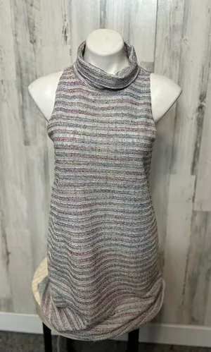 Turtleneck dress Purple thumbnail 1