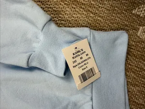 NWT Kohl's Light Blue Disney Stitch 'Feelin' Festive' Sweatshirt thumbnail 2