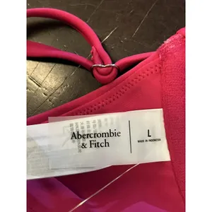 Abercrombie & Fitch Bikini Top Womens Large Pink Underwire Adjustable Straps thumbnail 7