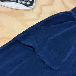 Anthropologie Electric& Rose Miramar Terry Pant in Blue Ombre Small Relaxed Navy thumbnail 7