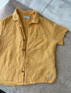 ZARA Linen Top  thumbnail 1