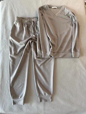 Women's Two Piece Grey Jogger Set Size Medium #260866 Gray thumbnail 1