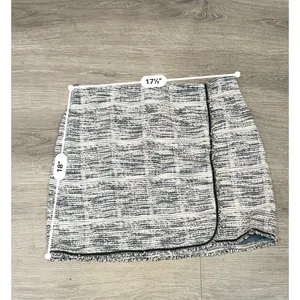 Max Studio Black & White Tweed Wrap Mini XL Parisian-Inspired coquette preppy thumbnail 5