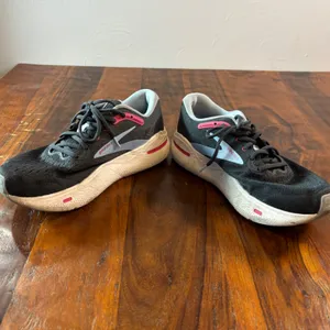 Brooks Ghost Max Womens 9.5 Wide Running Shoe Black Pink 1203951D082 DNA LOFT v2 thumbnail 13