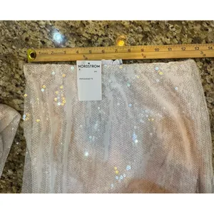 Petal And Pup Vienne Sequin Top & Maxi Skirt Set White Size Small thumbnail 12