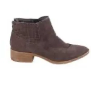 - DV dolce vita short bohemian ankle heeled brown booties size 6.5 thumbnail 2
