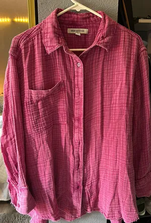 Urban Outfitters Waffle Button Up thumbnail 1