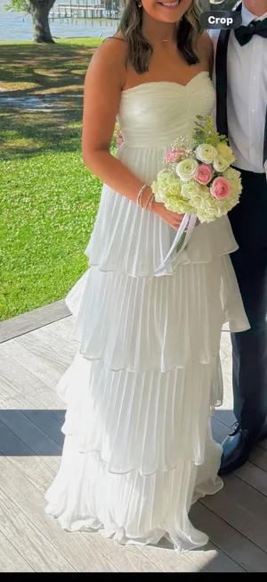 Lulus White Prom Dress thumbnail 1