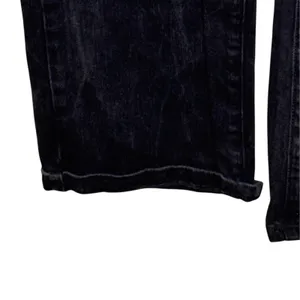American Eagle outfitters Womens Jeans Straight Stretch Black Mid-Rise 18 Long thumbnail 3