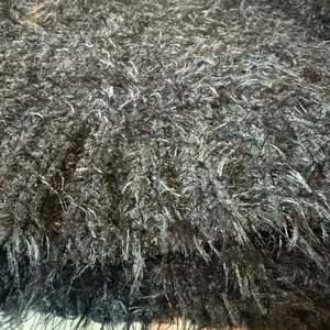 Cozy Black Fuzzy Sweater size S thumbnail 8
