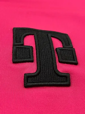 T-Mobile Black & Pink Full Zip Up Reversible Hoodie Sweatshirt Women’s Size L thumbnail 12