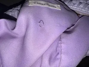 Anthropologie The Inez Knotted Faux Leather Bag lilac thumbnail 7