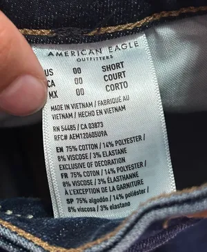 American Eagle Skinny Jeans, Navy Blue thumbnail 3