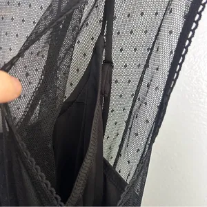 NWT Maggy London Black Mesh Illusion Sleeveless Dress Size 14 thumbnail 9