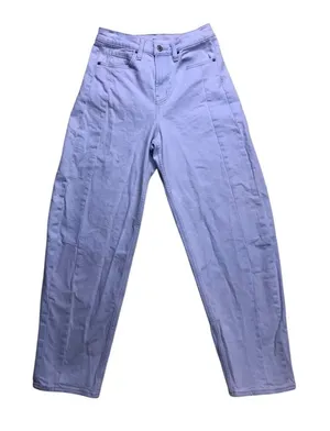 Old Navy Barrel Leg Jeans Womens 2 Tall Light Blue High Rise‎ Denim thumbnail 1