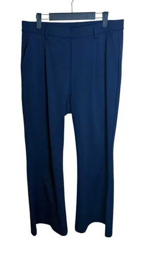 Halara DayStretch Navy Blue High Waisted Pocket Work Flare Pants thumbnail 1