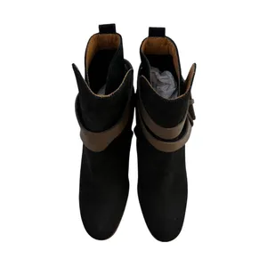 See by Chloe Janis Black Suede Ankle Boots Sz 37 EU 7 US thumbnail 7