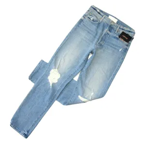 NWT Mother Superior The Huffy Skimp in Rope's End Destroyed Jeans 27 thumbnail 4
