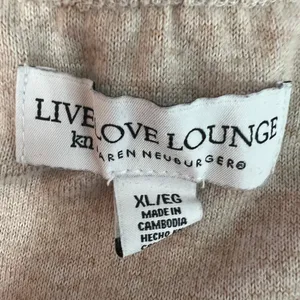 Live Love Lounge Star Print Women's Tank Sweater Size XL Stretch thumbnail 2