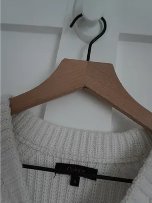 Quince Organic Cotton Fisherman Crew Sweater Ivory thumbnail 4