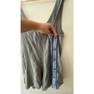 Free People FP Movement Grey Snap-Side Sleeveless Romper Size Medium NWT thumbnail 7