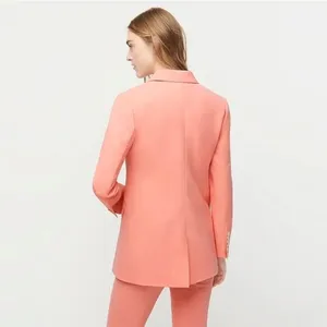 J. Crew Tollegno 1900 Italian Stretch Wool Long Parke Blazer #AJ897 Size 4 thumbnail 3