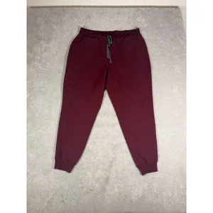 figs zamora jogger scrub pants burgundy xxl Women's thumbnail 3