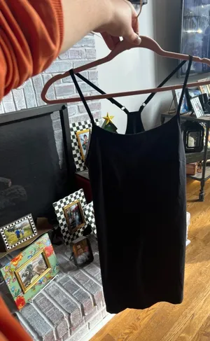 All‎ in motion woman's black dress XS nwot thumbnail 1