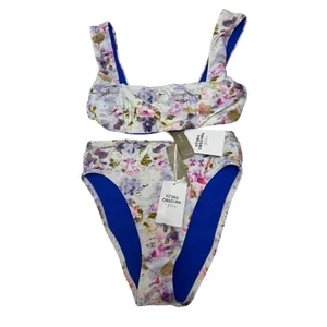 Flora Obscura X J.Crew Bikini in Kaleidoscope Floral NWT Sz. S thumbnail 2