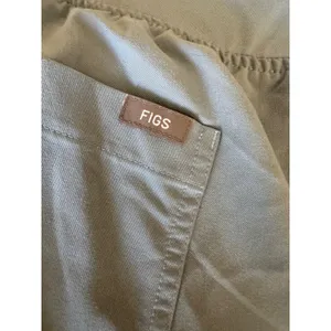FIGS High Waisted Yola Skinny Scrub Pants Women's Large Light Blue Cargo thumbnail 7