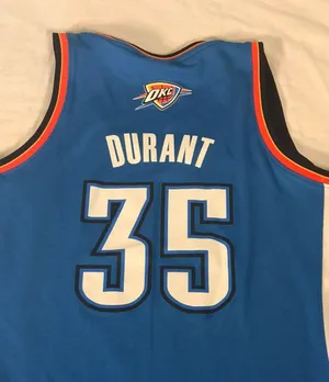 Oklahoma City Kevin Durant Basketball Jersey thumbnail 6