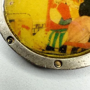 Chico's Vintage Illustrated Round Pendant ✨ thumbnail 5