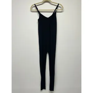 Hatch Rib‎ Unitard Jumpsuit Stretch Maternity Size Small Black Lounge Athletic thumbnail 3