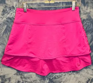 1902 | FootJoy Pink Layered Ruffle Athletic Golf Tennis Skort Womens‎ S thumbnail 1